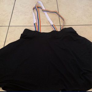 Black Suspender Skirt MUST GO